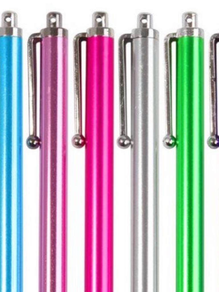 タッチペン 2本セット メタリック スマートフォン スマホ