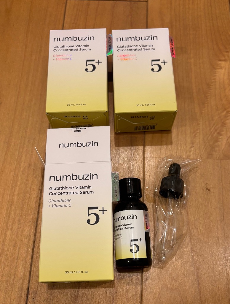 numbuzin 3個セット ナンバーズイン 5番 白玉グルタチオンc美容液 30mL