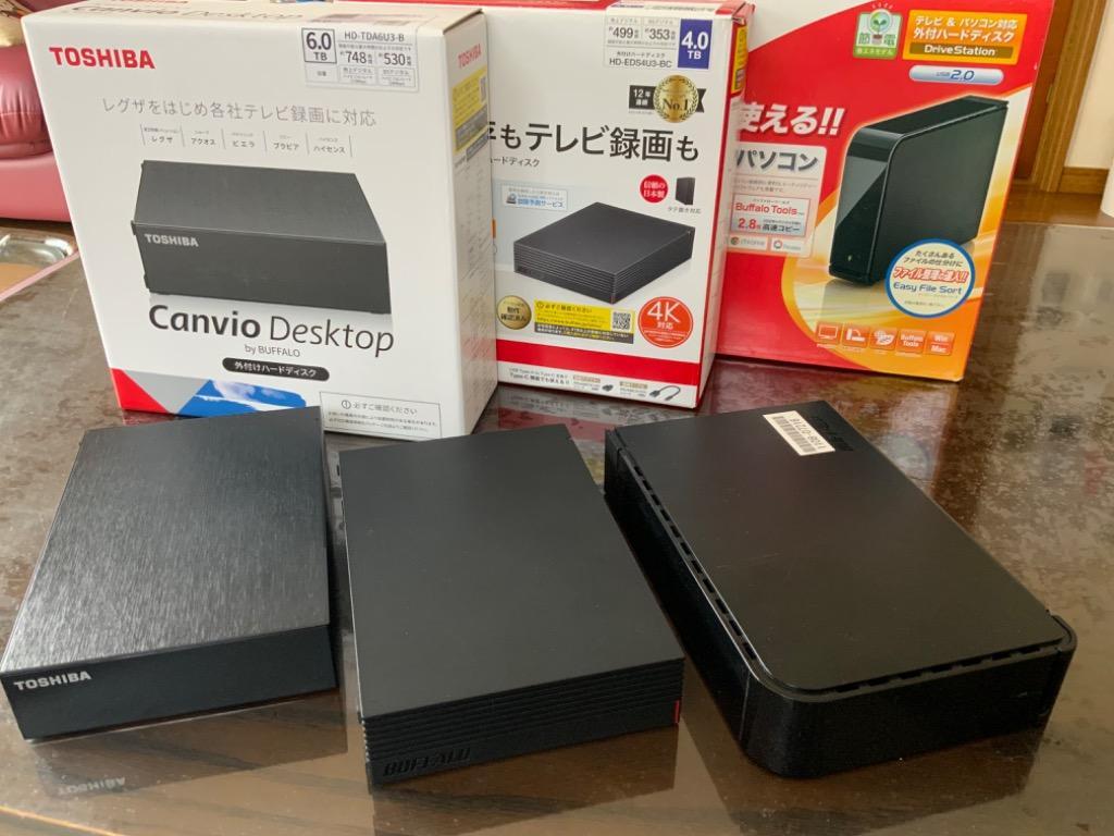 超激安特価 BUFFALO バッファロー 4TB HD-TDA4U3-B 外付けHDD USB-A