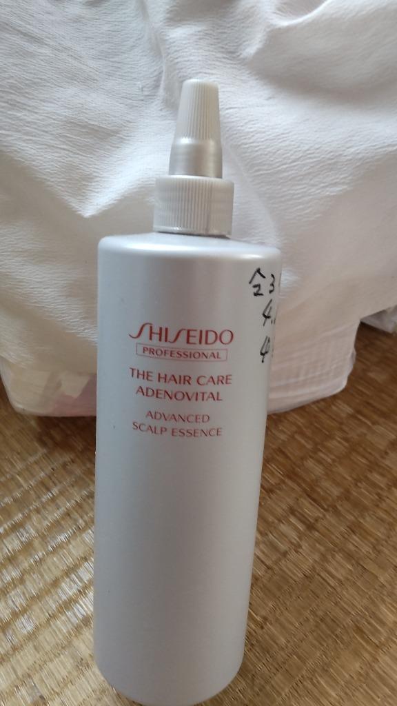 正規店仕入れの 業務用 詰替え用 ADENOVITAL アデノバイタル アドバンスト スカルプエッセンス 480mL <br> 薬用育毛エッセンス  医薬部外品 ヘアケア 資生堂