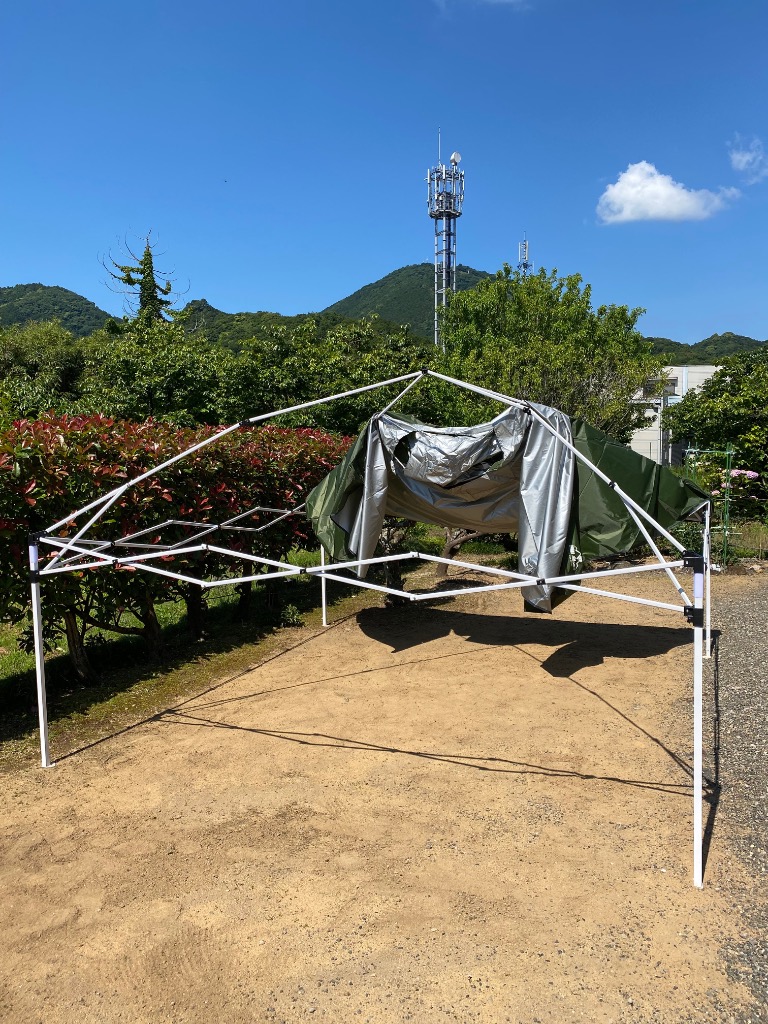 Hill Stone タープテント 3m ワンタッチ テント 送料無料 日よけ