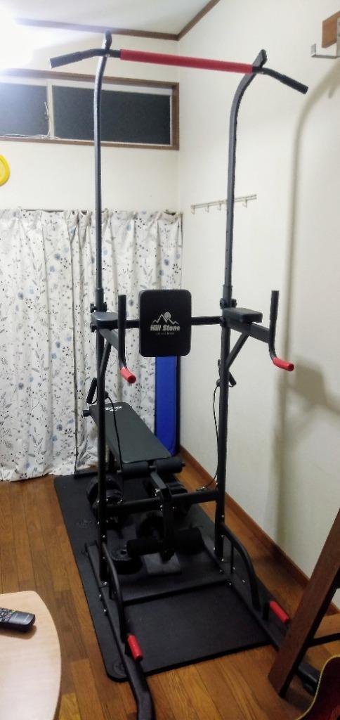 筋トレ ぶら下がり 健康器 ベンチ付き トレーニング クッション付き 