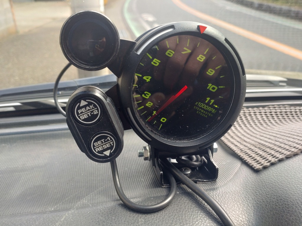 タコメーター 追加メーター obd 後付けバイク 車 汎用 80φ 86mm