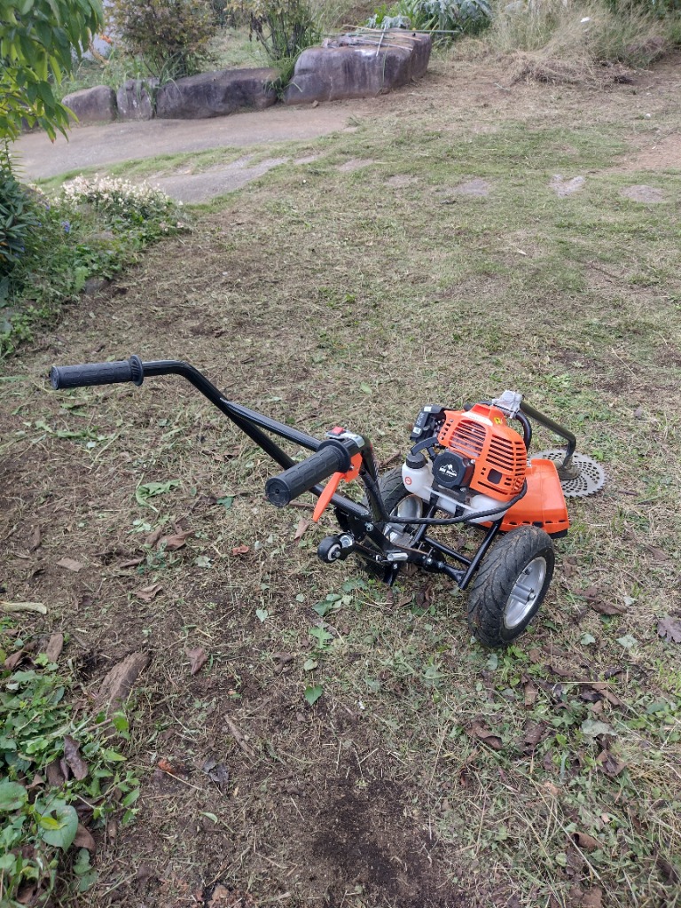 手押し式草刈機 草刈り機 刈払機 草刈機 芝刈り機 エンジン式 2ストローク 草刈り機 手押し式 50cc チップソー リコイルスターター式 エンジン  ny534 : ny534 : 雑貨ショップK・T - 通販 - Yahoo!ショッピング