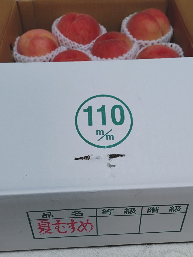 夏むすめ 硬い桃です 5kg 中玉 : くだもの屋 - 通販 - Yahoo
