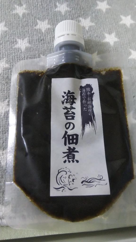 熊本・有明海産 海苔使用 海苔の佃煮 ご飯がススム 甘くてとろとろ 送料無料 1袋130g入り 3-7営業日以内に出荷(土日祝日除く)  :tukudani-1:くまもと風土 ヤフー店 - 通販 - Yahoo!ショッピング