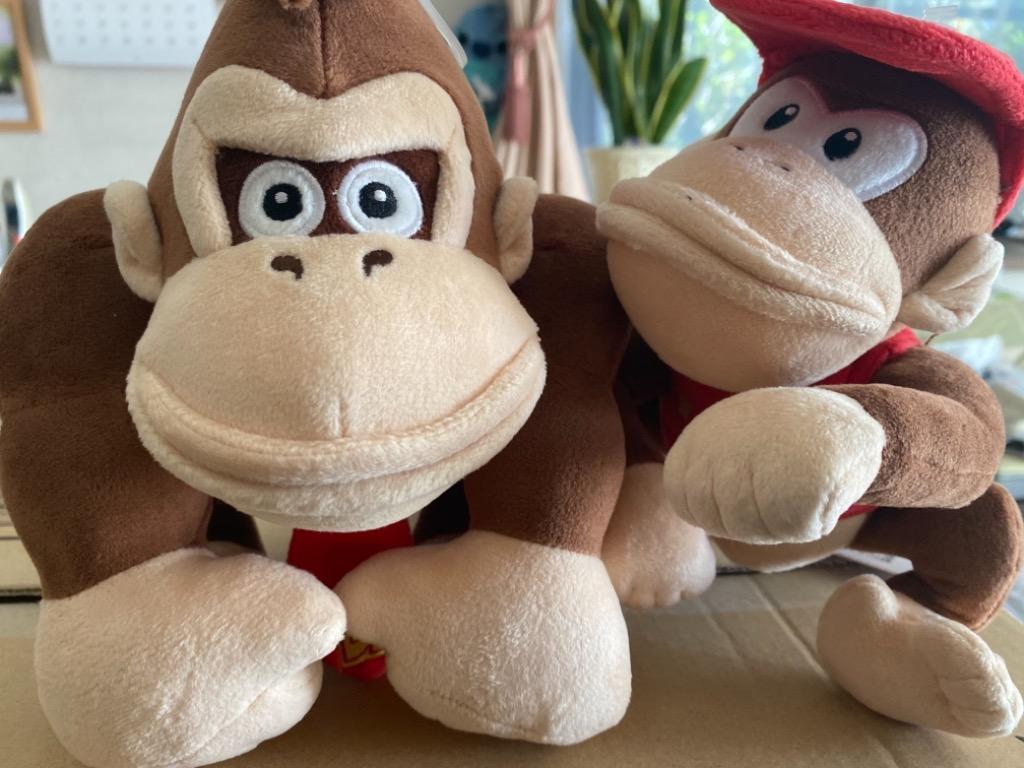 ドンキーコング＆ディディー(S) ぬいぐるみ 2種セット【高さ約