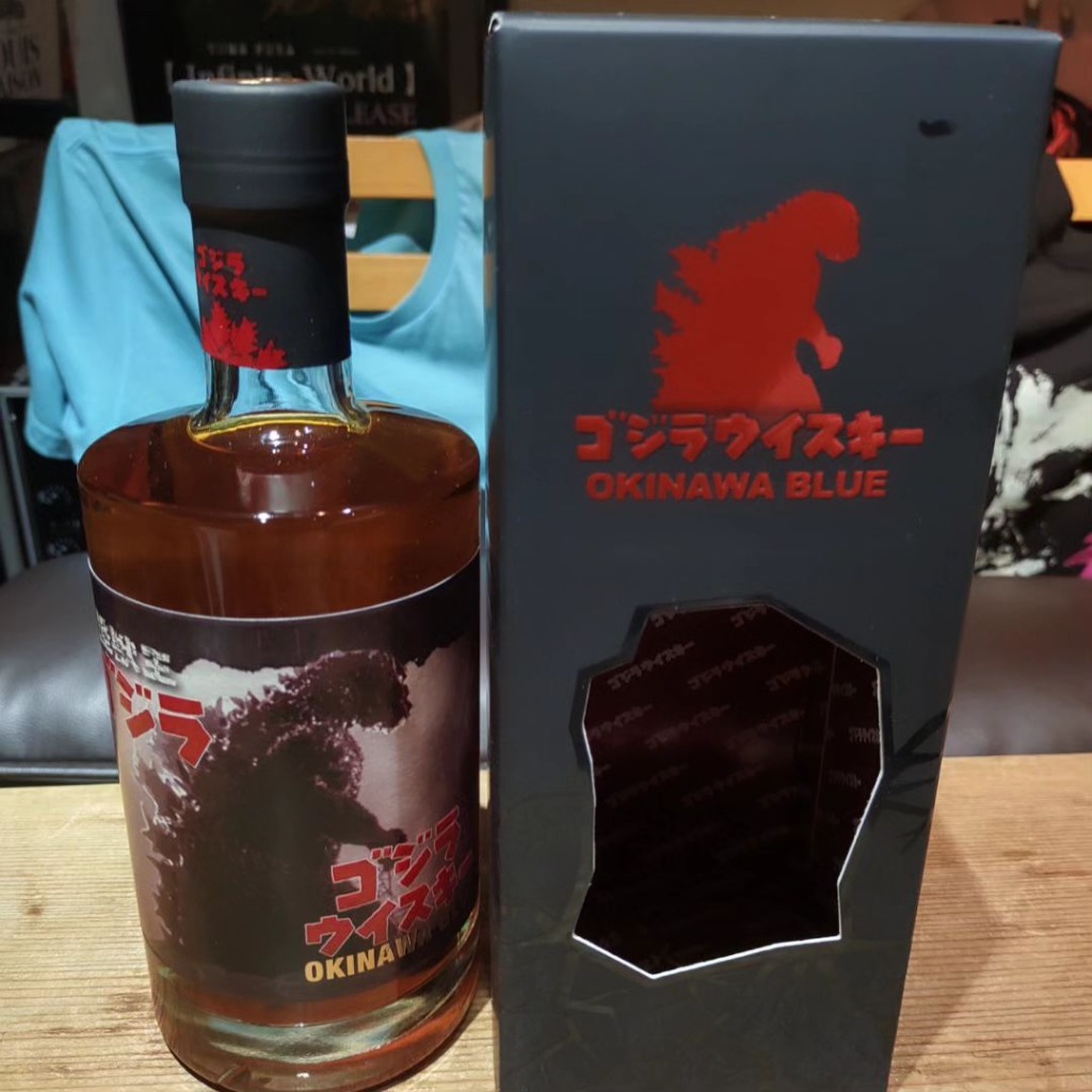 ゴジラウイスキー OKINAWA BLUE ゴジラ 45度 700ml