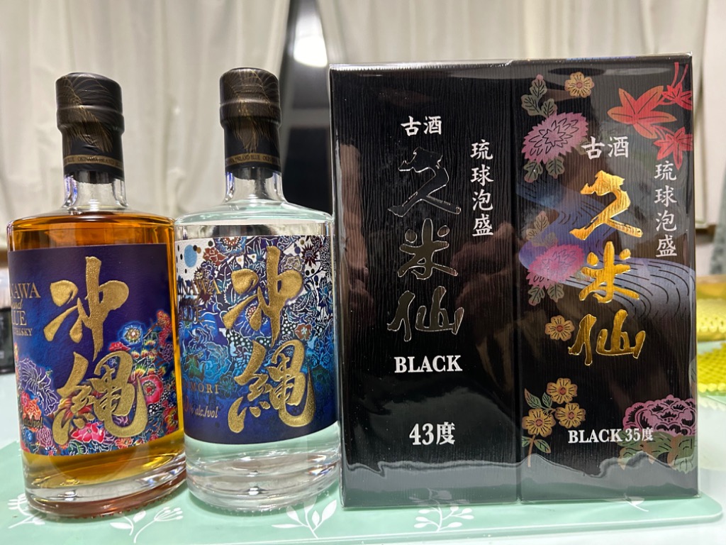 久米仙 沖縄 ISLAND BLUE ウイスキー 40度 500ml・沖縄 泡盛 50