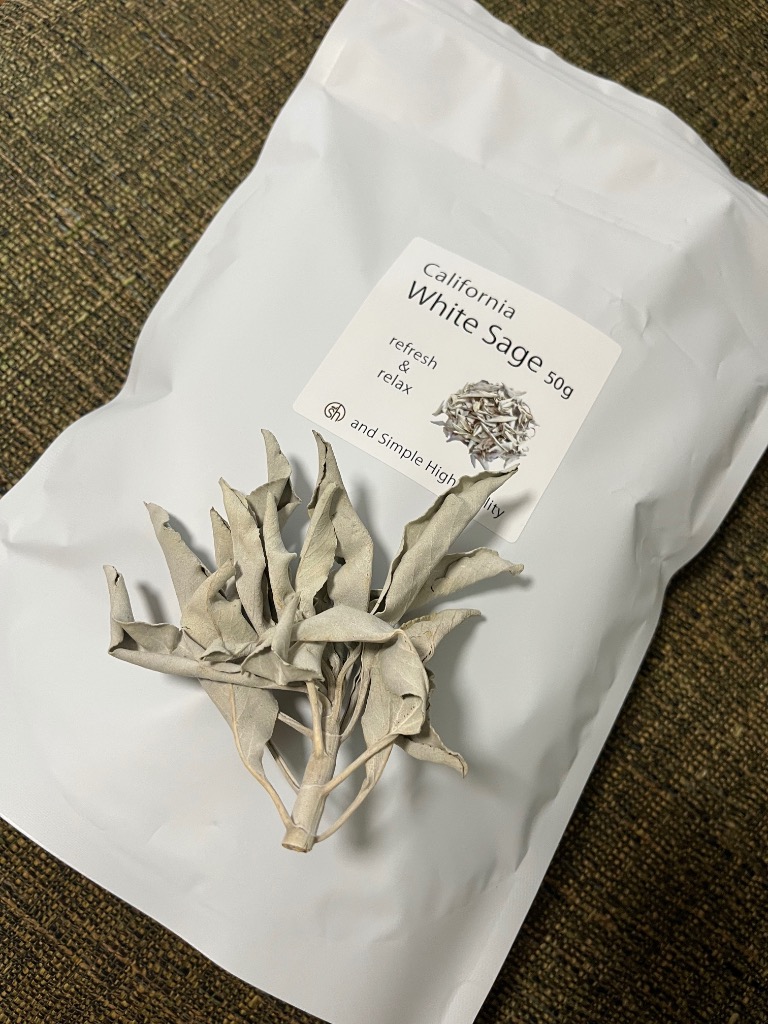 アンドエスエイチ ホワイトセージ 浄化用 カリフォルニア産 50g <br