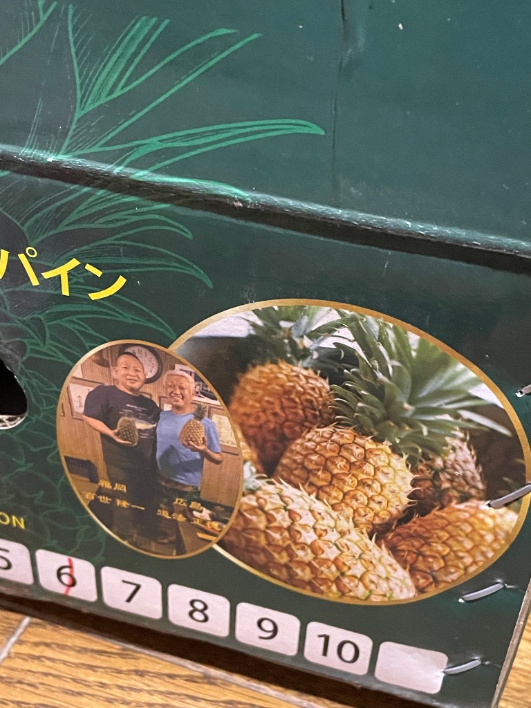 甘熟台湾パイン” 6〜9玉前後 約10kg パイナップル/金鑚パイン/金