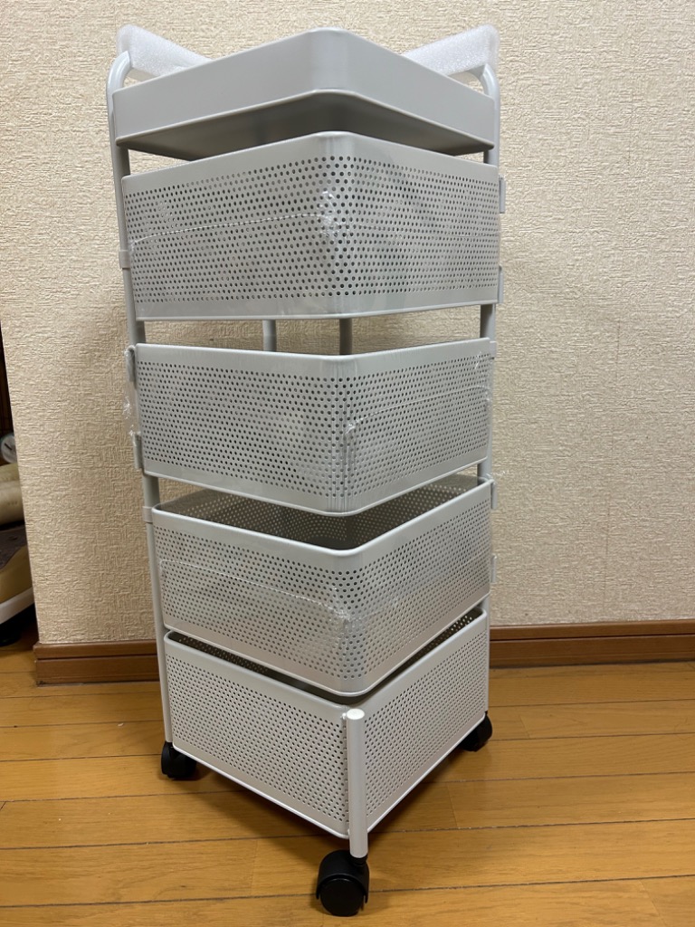 MONOWA キッチンワゴン キャスター付き おしゃれ 4段 収納ワゴン MONOWA キッチンワゴン キャスター付き おしゃれ 4段 収納ワゴン