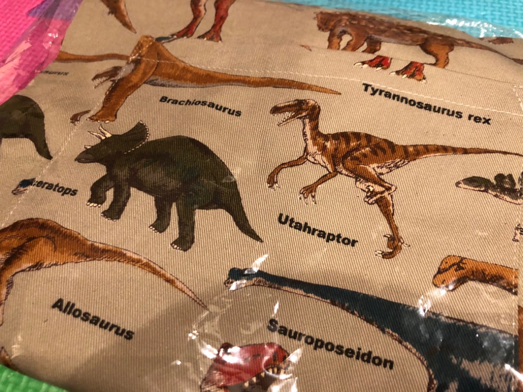 子供エプロン 子どもエプロン 120-150cmサイズ 男の子 恐竜 昆虫