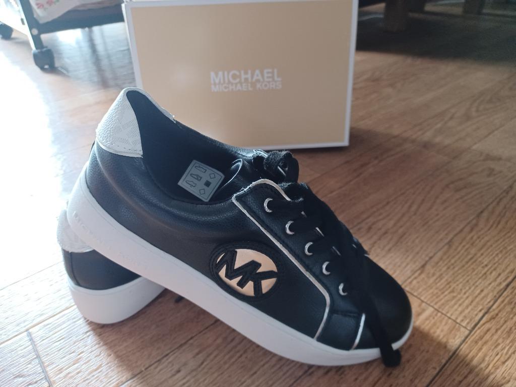 Michael Kors マイケルコース ホワイトスニーカー MKロゴ セール】【MICHAEL KORS/マイケルコース】JORDANA AUDREY