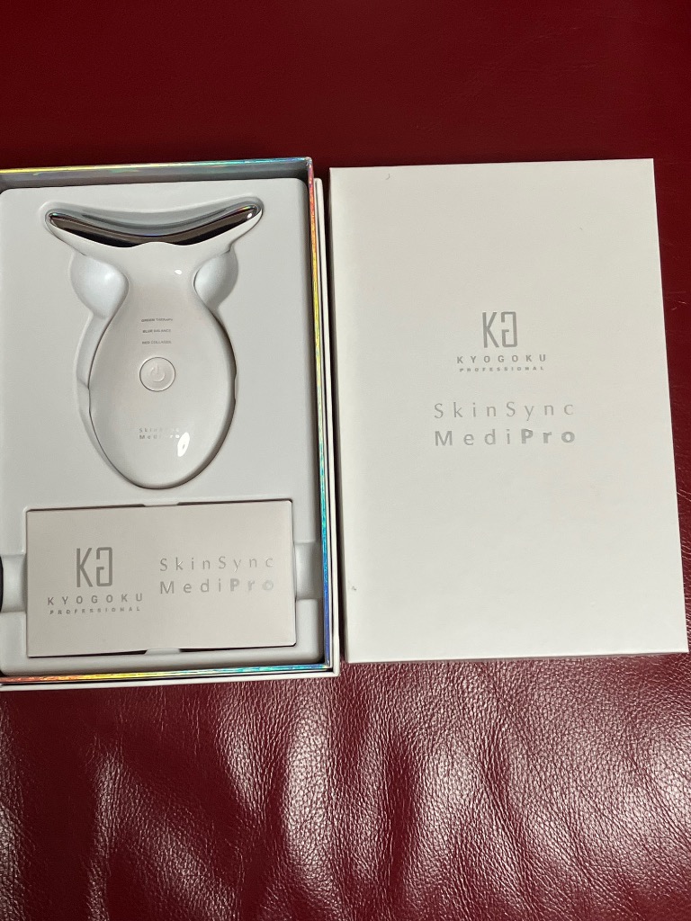 新品未開封　京極メディプロ美顔器光エステLED温感EMS 公式 20％OFF 【 KYOGOKU スキンソニック メディプロ 】 美顔器
