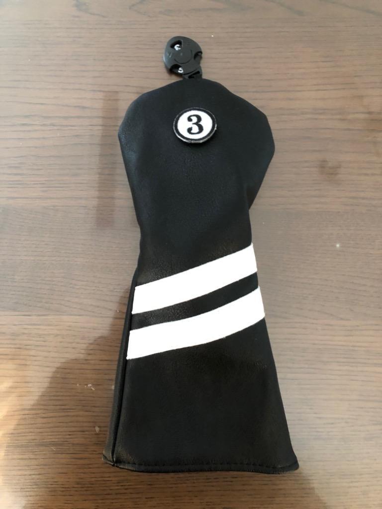 ゴルフ ヘッドカバー 単品 無地 ウッドカバー ウッド 用 FW 防水