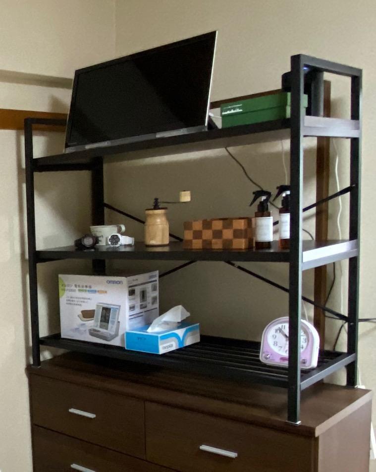 1年保証 ラック スチール 幅80cm 3段 シェルフ オープンラック 1年保証 ラック スチール 幅80cm 3段 シェルフ オープンラック