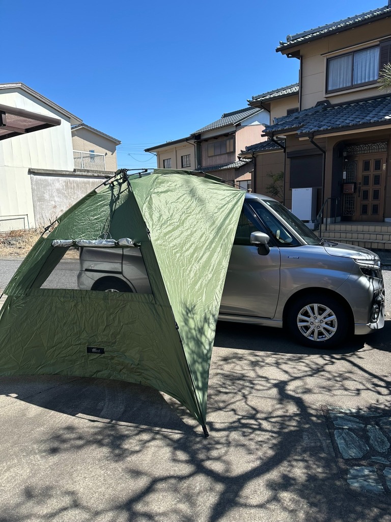 1年保証 ヤフー1位 カーサイドタープ ワンタッチ式 230×280cm 車 1年保証 ヤフー1位 カーサイドタープ ワンタッチ式 230×280cm 車