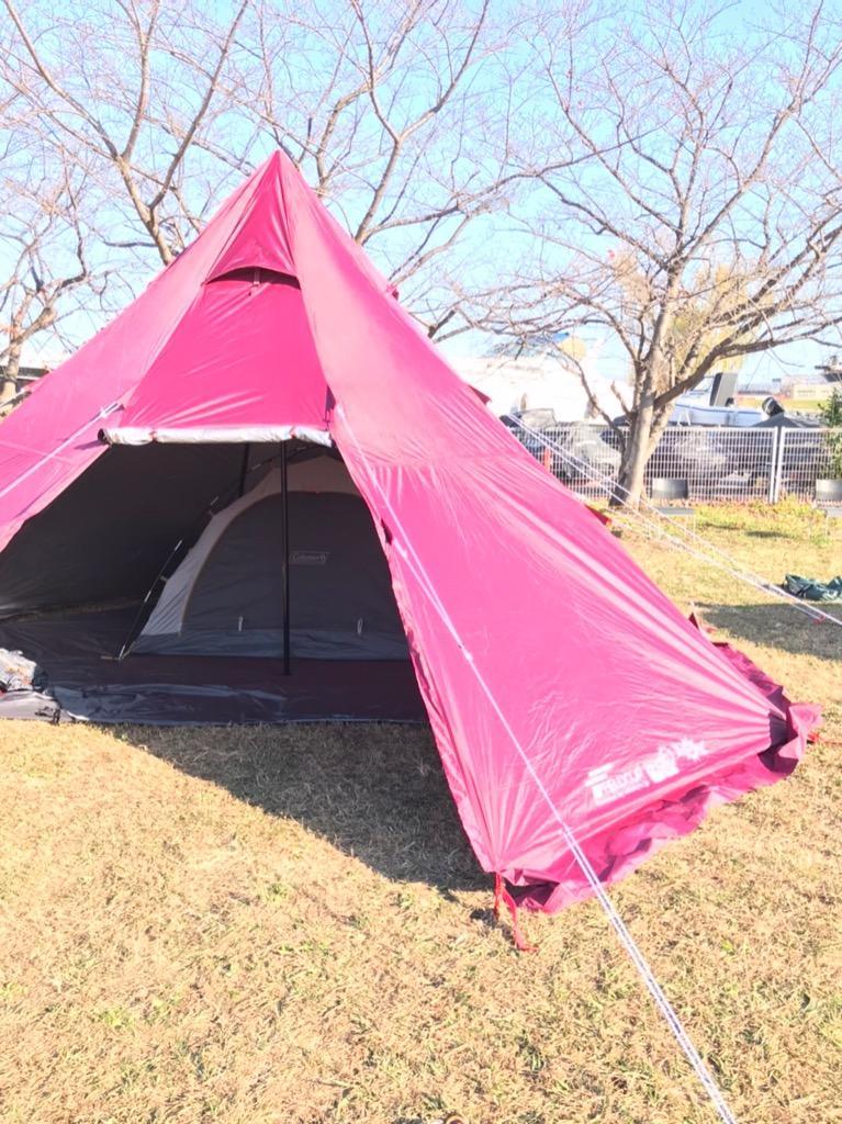 FIELDOOR 1年保証 テント ワンポールテント 8人用 大型 家族