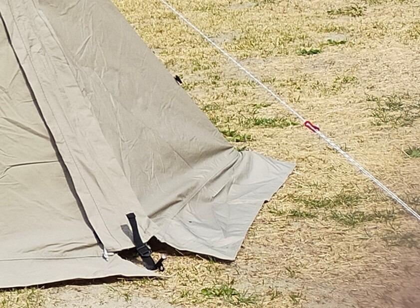 FIELDOOR ヤフー1位 パップテント 難燃 TC ポリコットン 一人用