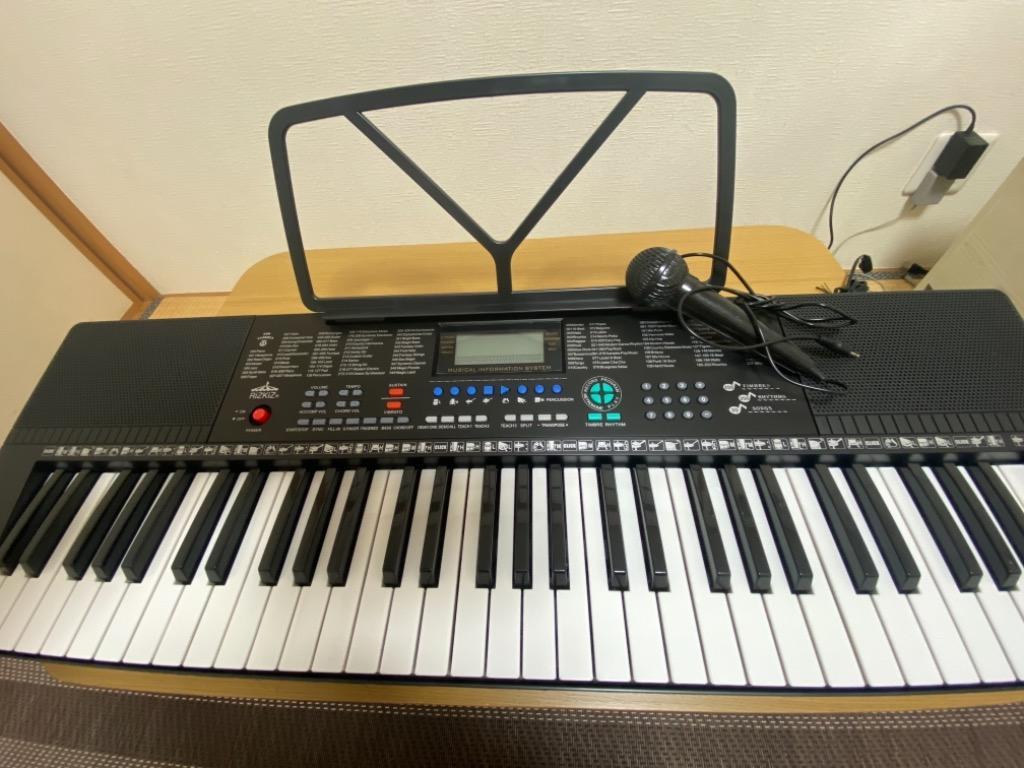 1年保証 電子キーボード 61鍵盤 電子ピアノ 初心者 おすすめ 鍵盤楽器 