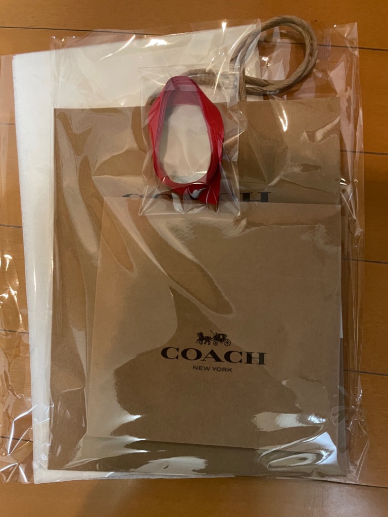 コーチ 紙袋 箱 ラッピング ボックス ショッパー 小物 財布用 COACH