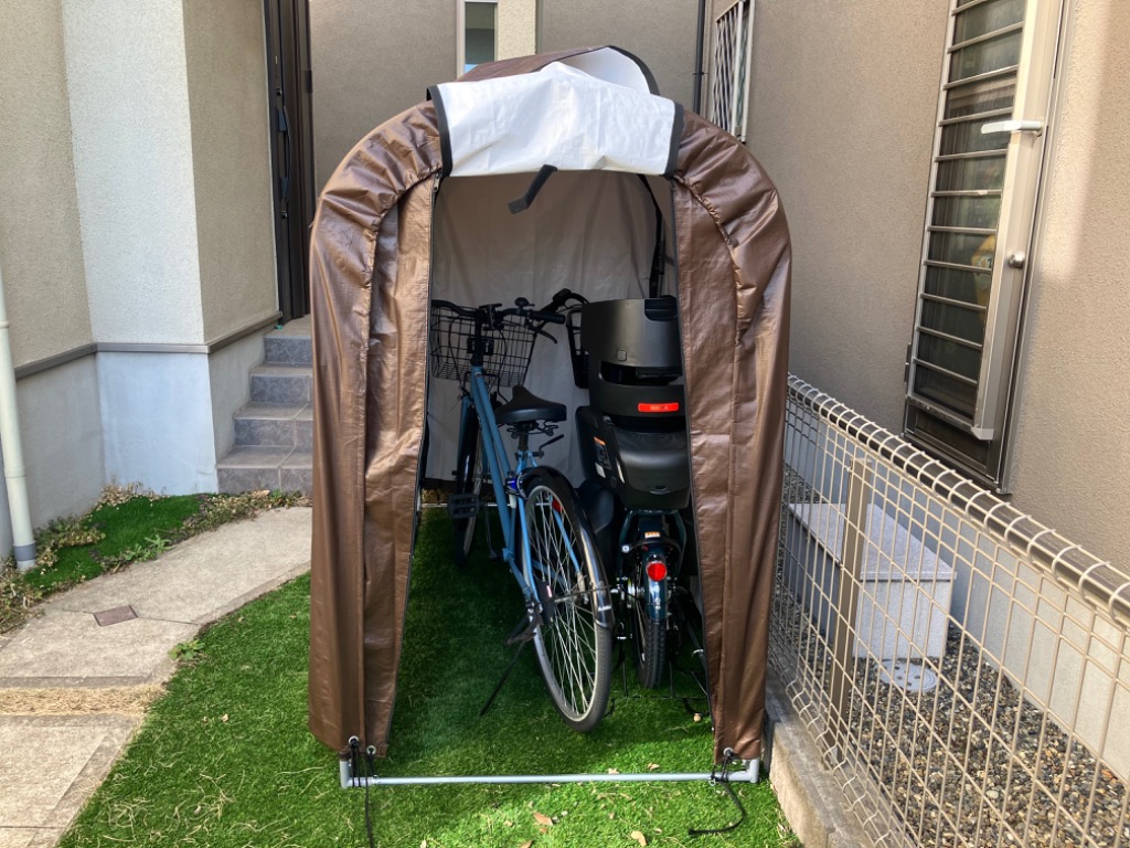 ★2台用★ サイクルハウス 自転車置き場 ガレージ 駐輪所 UVカット 防水 SunRuck サイクルハウス 2台用 自転車置き場 サイクルテント UV