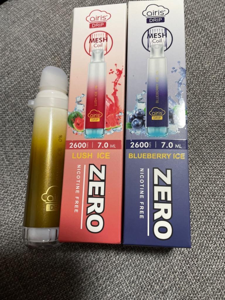 春早割 禁煙グッズ 使い捨て 2600回吸引可能 ニコチン0 VAPE Airistech