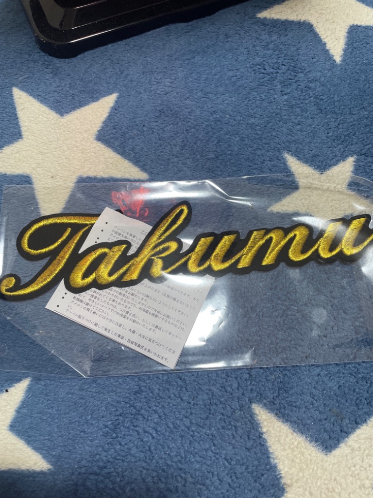 阪神タイガース 刺繍ワッペン 筆記体 選手名 大】選べる選手