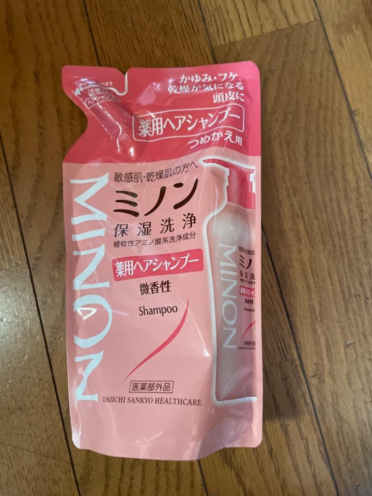 医薬部外品】ミノン薬用 ヘアシャンプー 詰替 380ml :4987107617378:くすりのレデイハートショップ - 通販 -  Yahoo!ショッピング