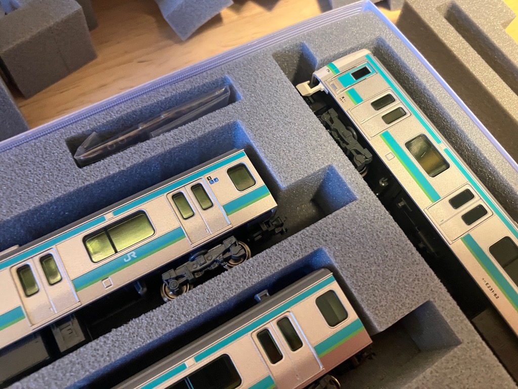 Nゲージ車両収納用 A4ブックケース対応 交換用10両収納中敷ウレタン 新