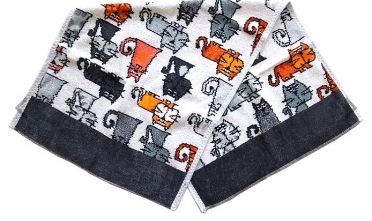 feiler Feiler フェイラー キャット キャッツ ハンドタオル 37cm