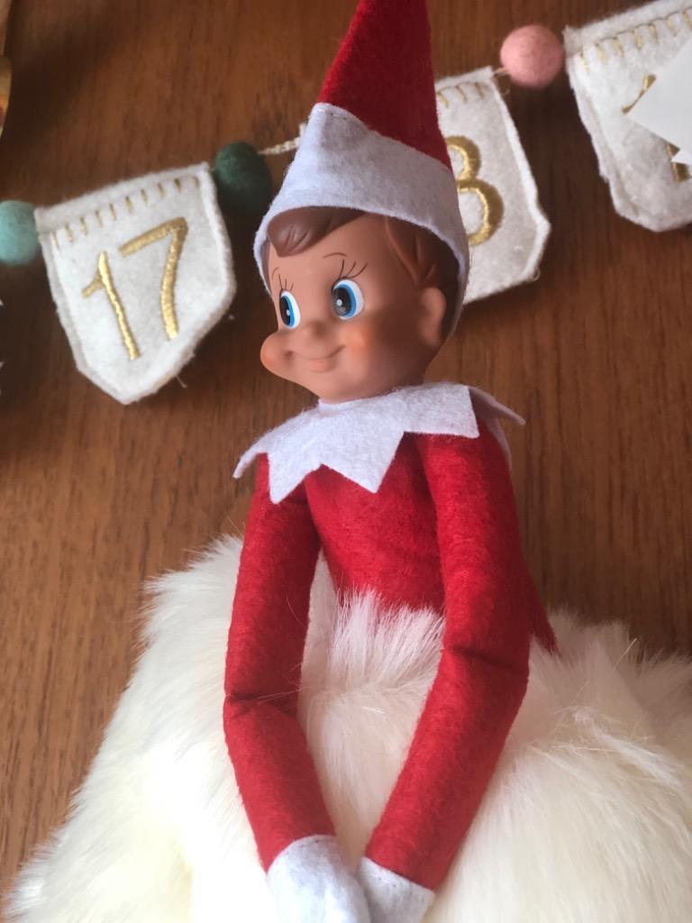 エルフ・オン・ザ・シェルフ 赤 レッド クリスマス 妖精 人形 