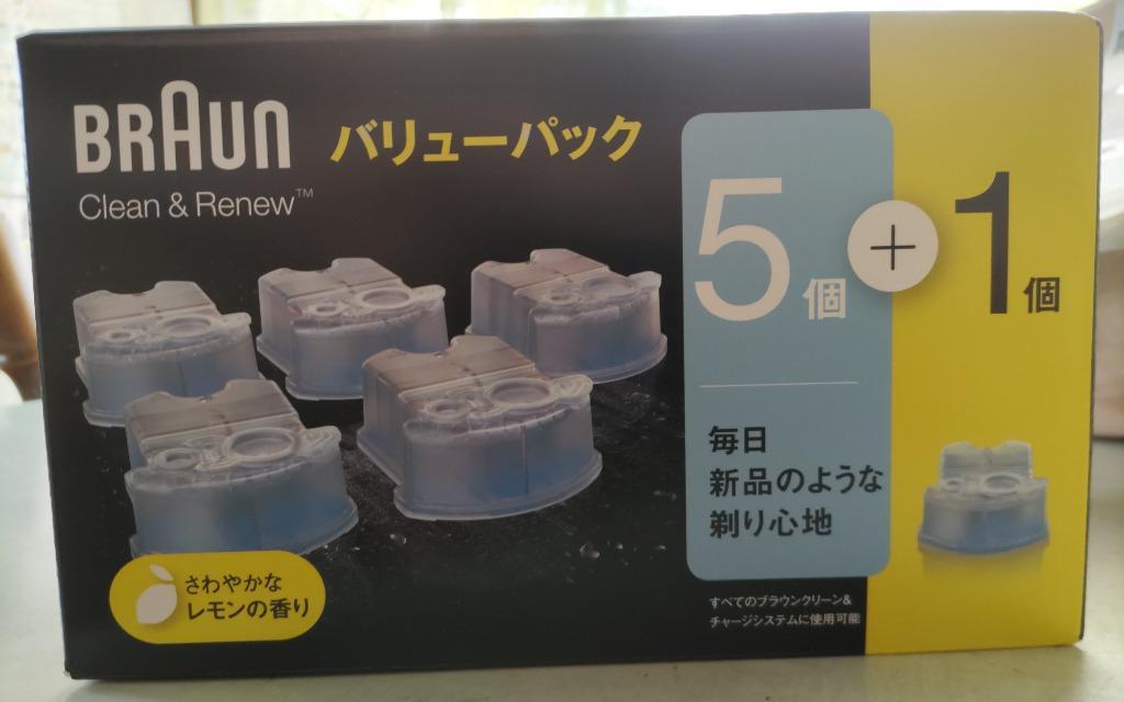 ブラウン CCR5CR 5個＋1個入 (6個入り） アルコール洗浄システム専用洗浄液カートリッジ BRAUN :FK10734:LARGO  Yahoo!店 - 通販 - Yahoo!ショッピング