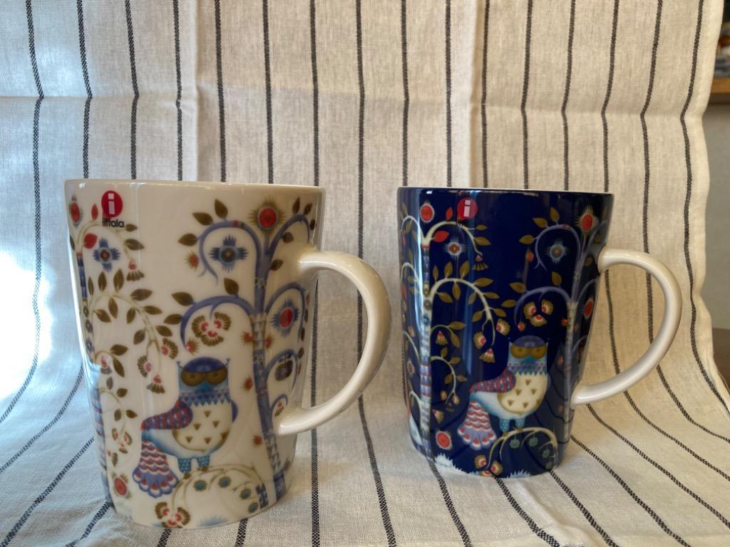 【新品】イッタラ プルヌッカ ホワイト＆ブルー イッタラ（iittala） タイカ ホワイト＆ブルー マグ 400ml ペア