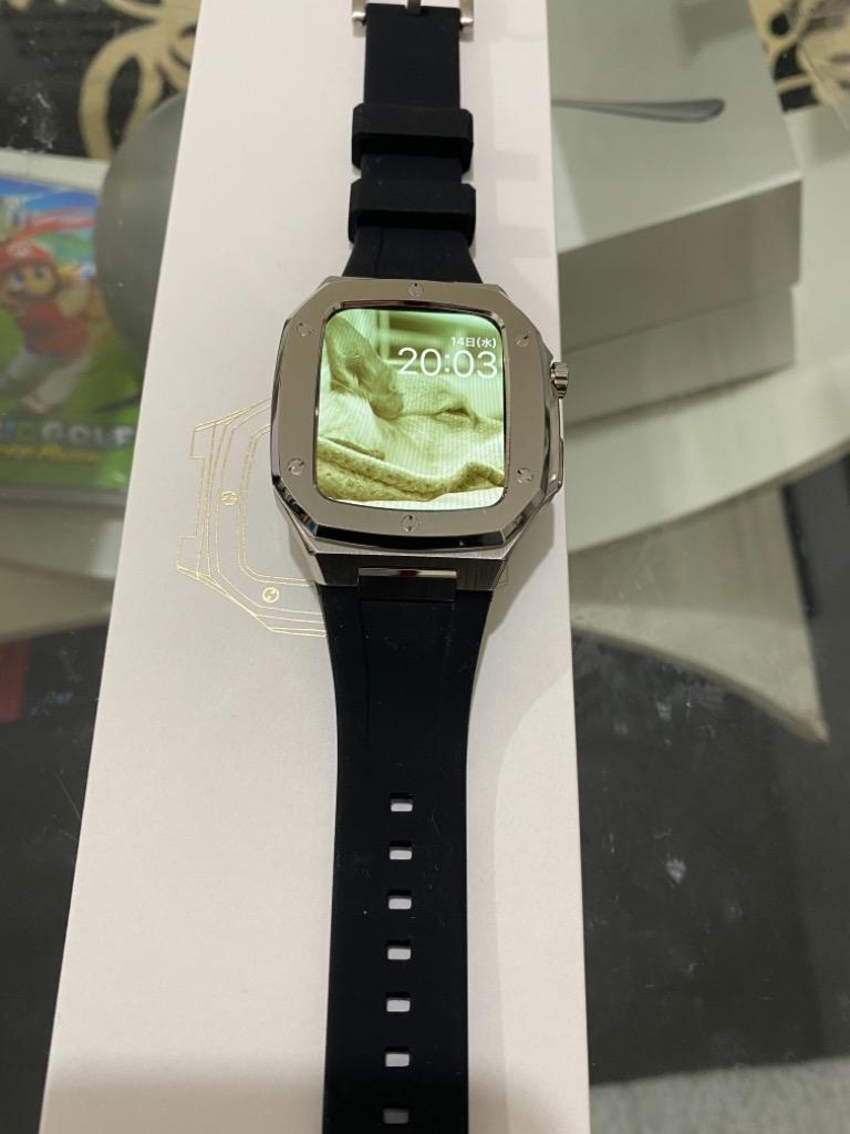 apple watch アップルウォッチ 44mm バンド 腕時計 ステンレス ベルト applewatch4 applewatch5 Series  4 5 6 SE メンズ おしゃれ 女性 ブラック シルバー :aw-008:プロジェクター 小型 SEBURO - 通販 - Yahoo!ショッピング