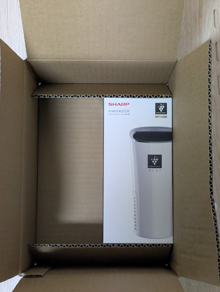 【❇訳あり❇】SHARP プラズマクラスター　ホワイト　IG-NX15-w 31cuTi+BohL.jpg_BO30,255,255,