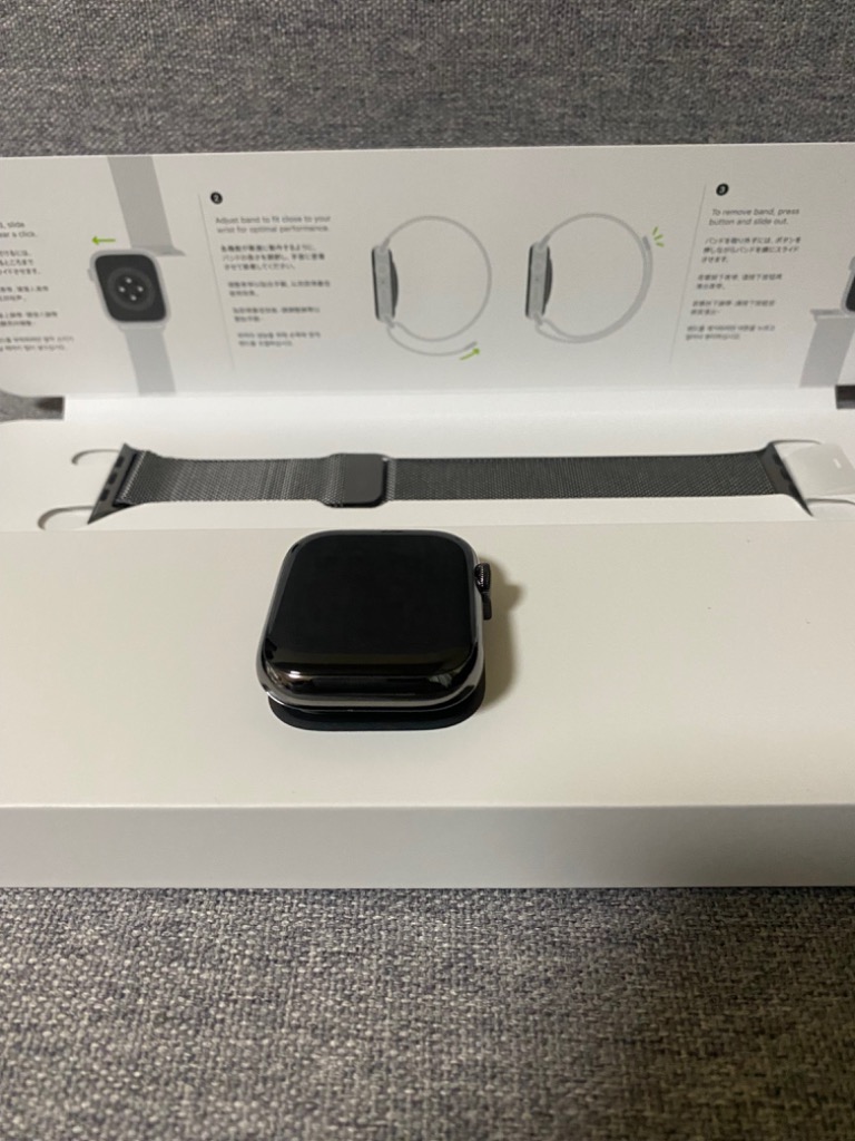 Apple Watch Series 8 GPS+Cellularモデル 45mm MNKX3J/A [グラファイトステンレススチールケース/グラファイトミラネーゼループ]  : 4549995340167 : らいぶshop - 通販 - Yahoo!ショッピング