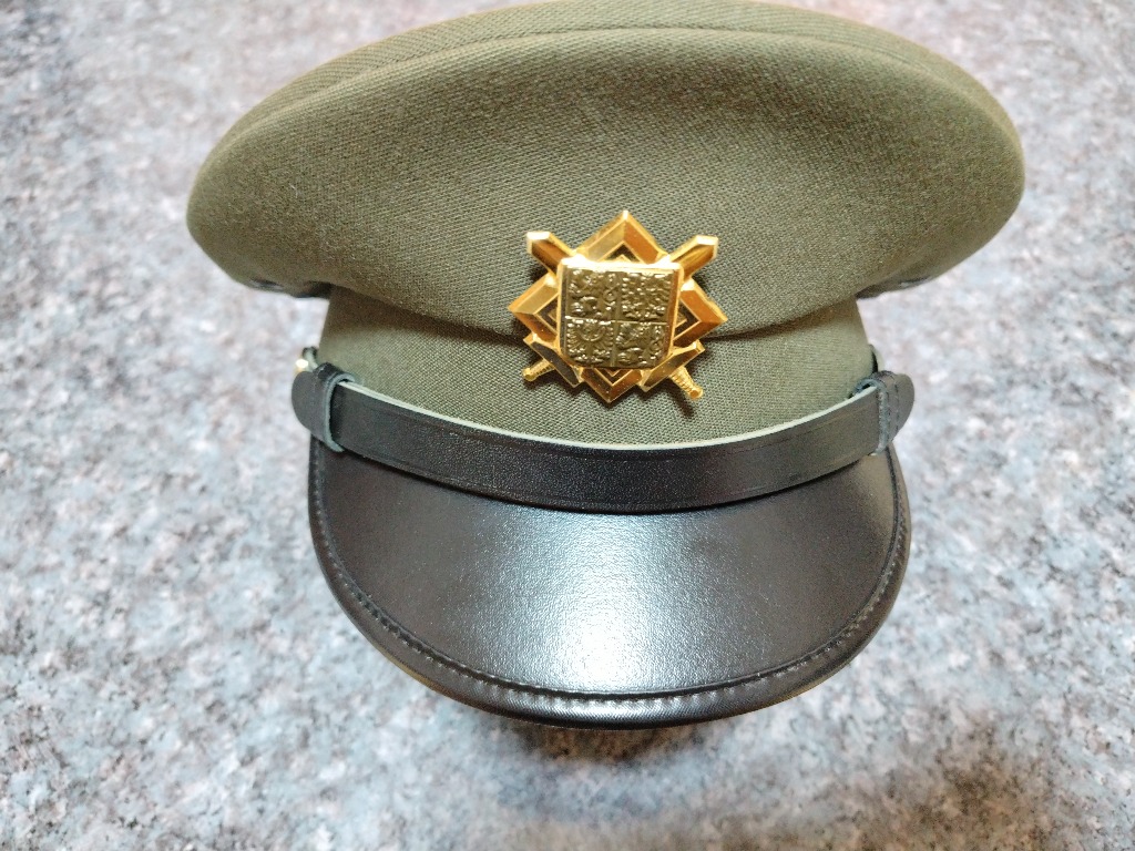 MILITARY チェコ軍 サービスキャップ 制帽 OD 新品 デッド