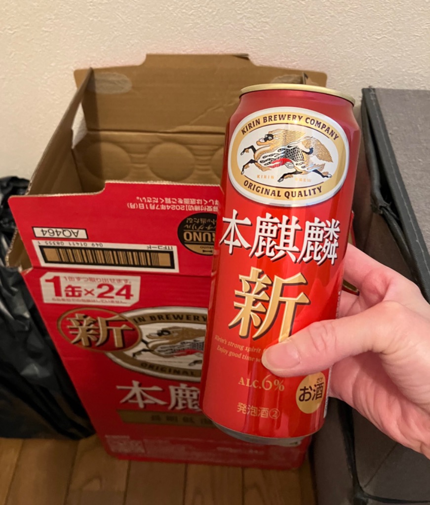 キリン 新ジャンル 送料無料 本麒麟(ほんきりん) 500ml×48本(24