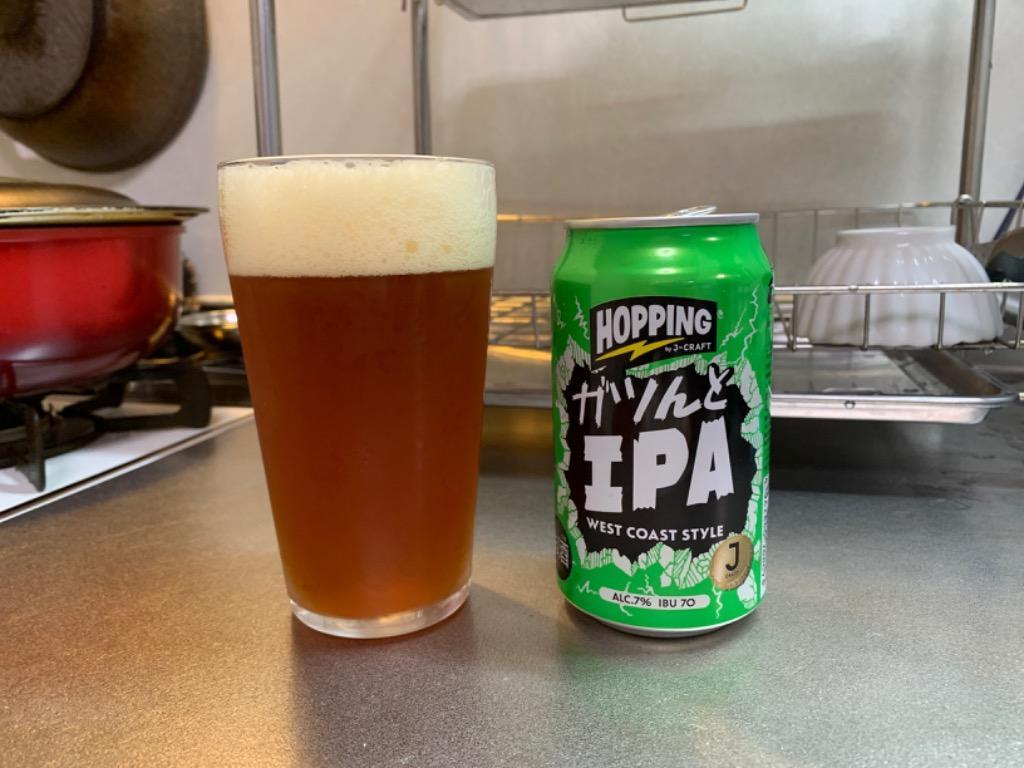 送料無料 J-CRAFT HOPPING ガツンとIPA 350ml缶×24本 1ケース クラフト