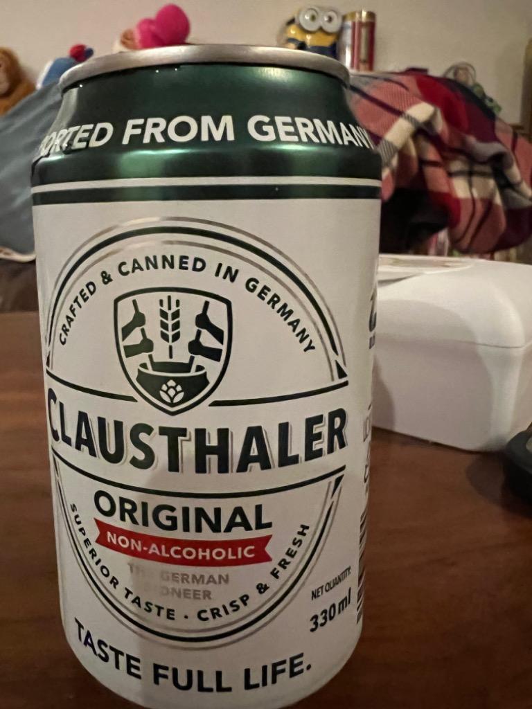 ドイツ産 ノンアル ビールテイスト ノンアルコールビール クラウスターラー 330ml 缶 1箱（24本）