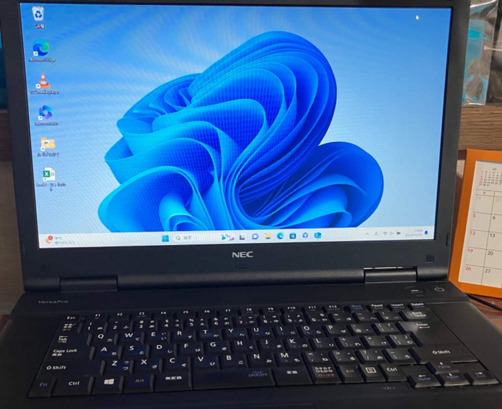 SSDで動作快適！カメラ付リモートも可！i5＆メモリ8GB＆NECノートパソコン Y697 NECノートパソコンSSDメモリ8G高速Windows11オフィス付き