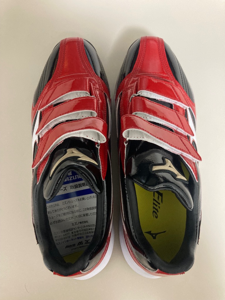 Mizuno トレーニングシューズ ベルクロ レッド/ブラック MIZUNO 【サイズ交換送料無料】ブラック×レッド ミズノ 野球