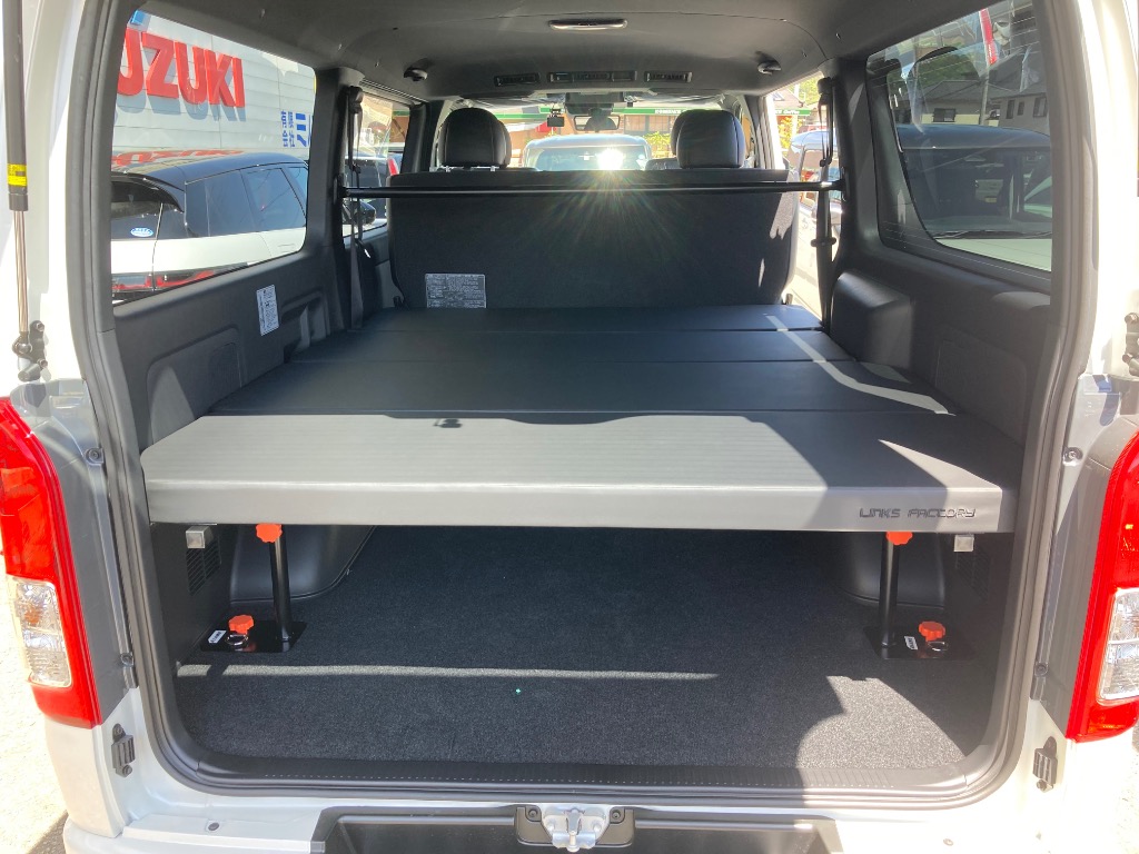 ハイエース 200 ベッドキット専用 標準、DX 強化バー 4本セット ハイエース 200 ベッドキット専用 標準、DX 強化バー 4本セット