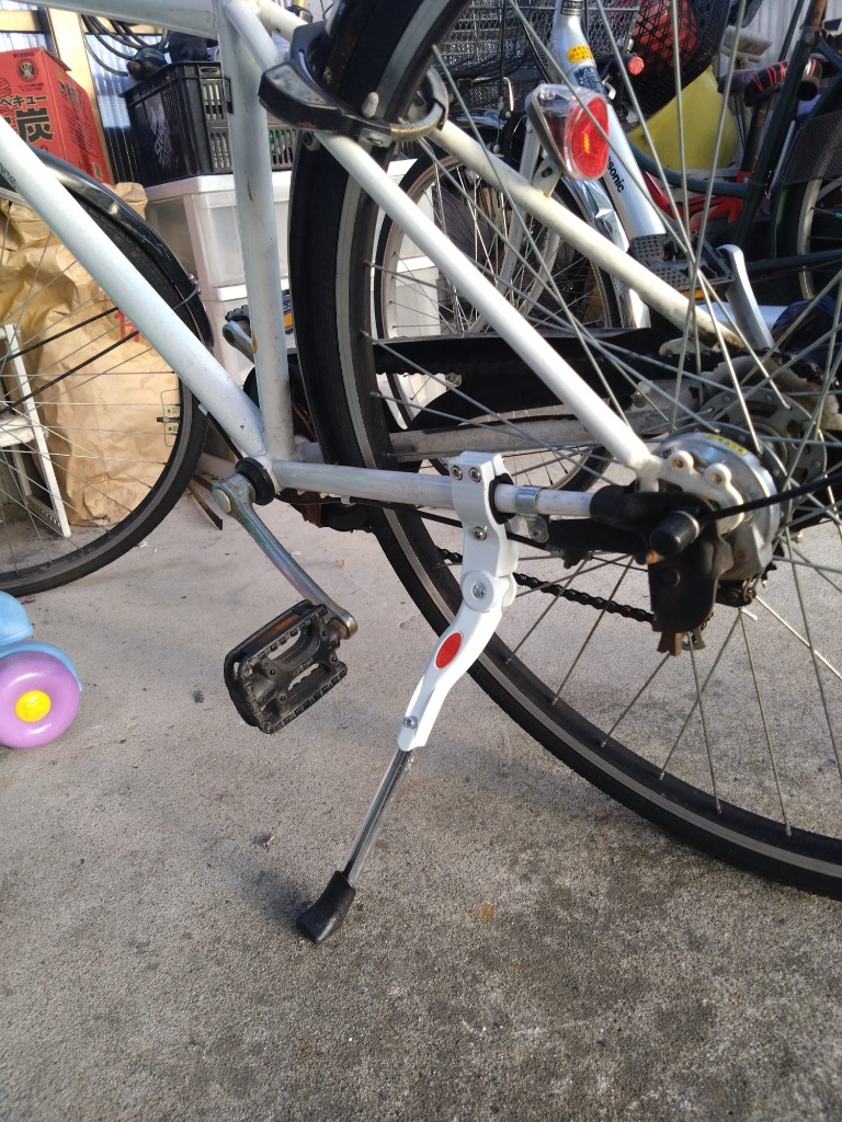 自転車 スタンド サイドスタンド キックスタンド 軽量アルミ