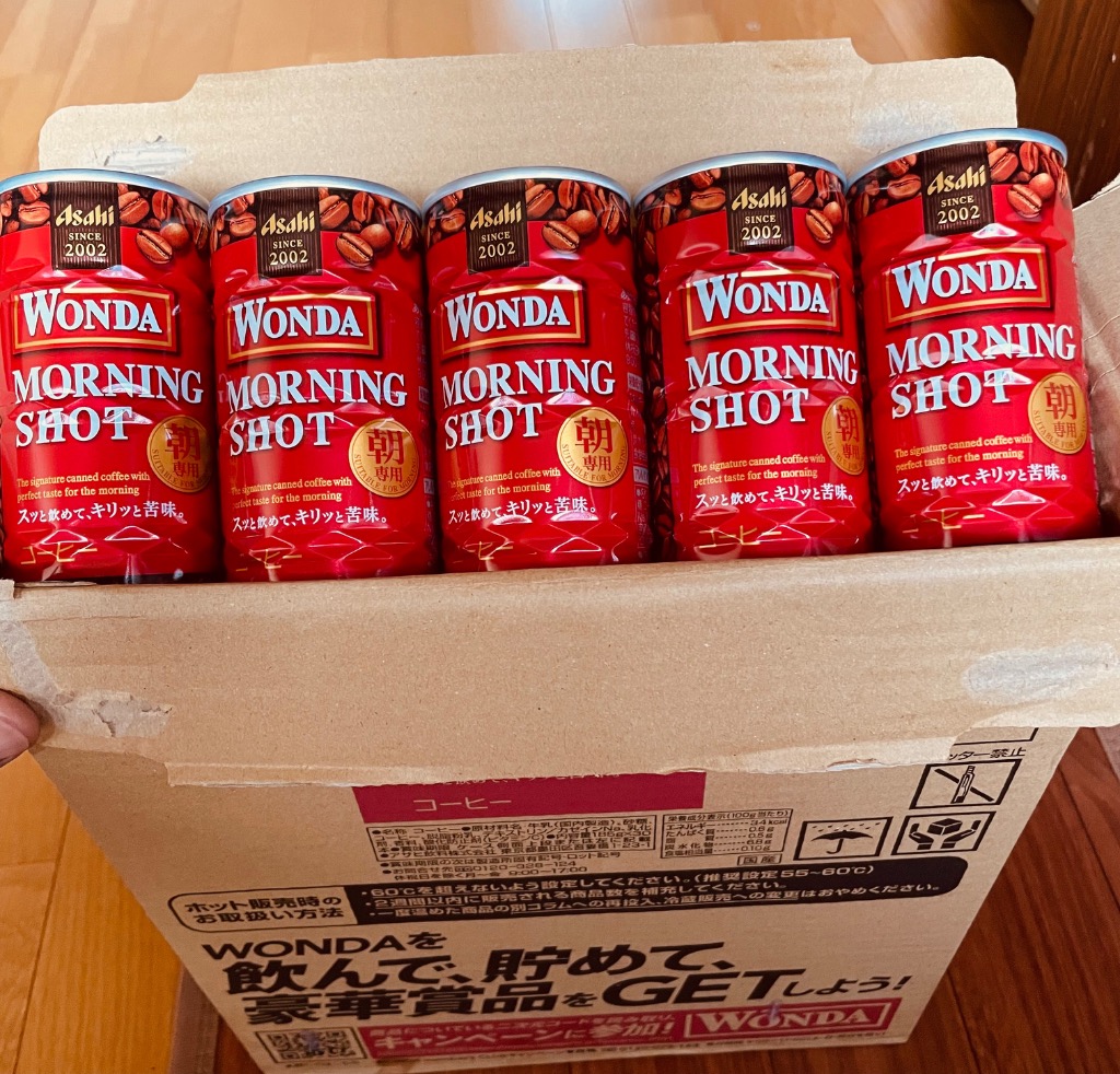 WONDA 送料無料 缶コーヒー アサヒ ワンダ モーニングショット