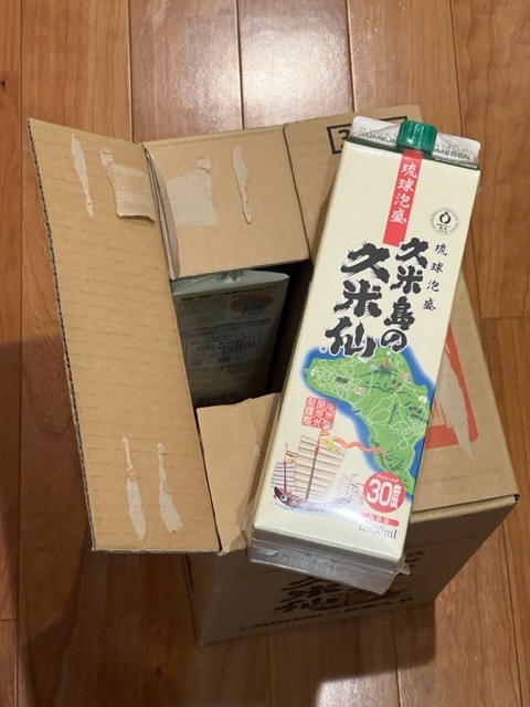 久米島の久米仙 泡盛 30度 1.8L パック 1800ml 1ケース 6本 焼酎