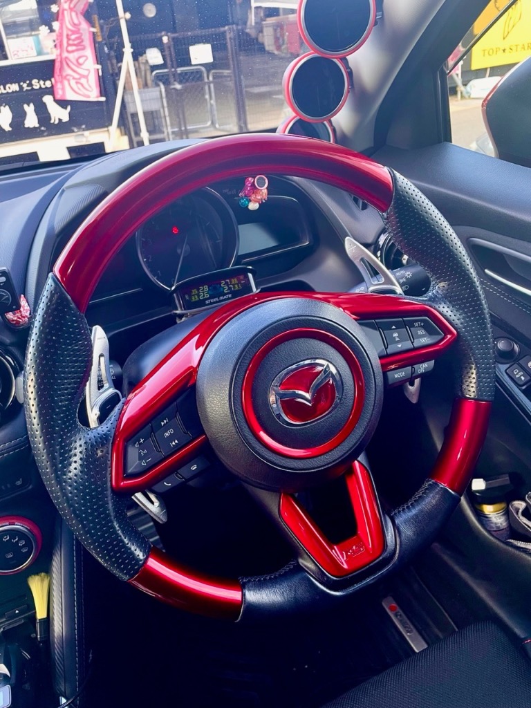 KUTOOK マツダ2 アテンザ CX-5 CX-3 CX-8 ステアリングパネル
