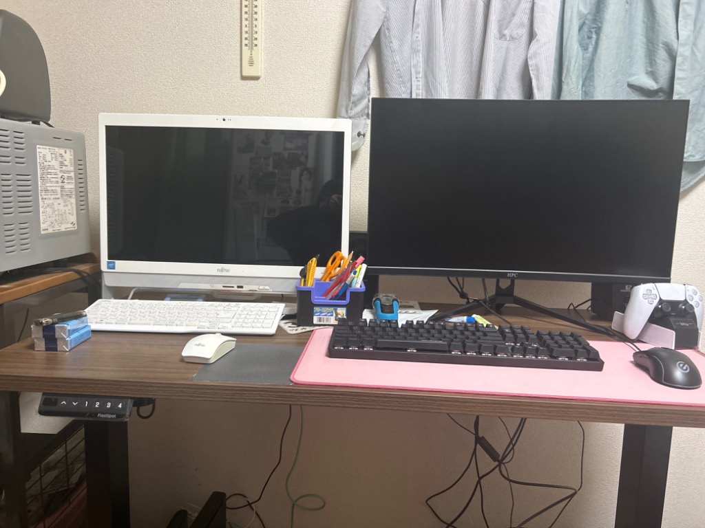 FlexiSpot 昇降式デスク 電動式 EF1 昇降デスク ゲーミング